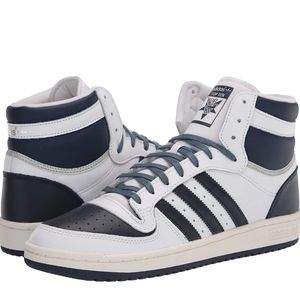 ADIDAS TOP TEN NAVY WHITE size 14 NWT 💥💯🔥🔥🔥🔥